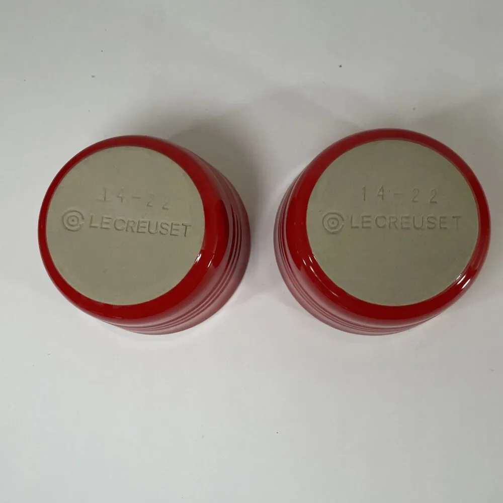 Le Creuset Ramekin Set Of 2 Red 14-22